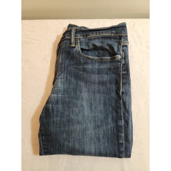 Levi's 511 Jeans Mens (35 X 33 Actual) 34 X 34 Blue Straight Whiskers Y2k - Picture 1 of 13
